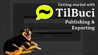 Getting started with TilBuci: publishing and exporting