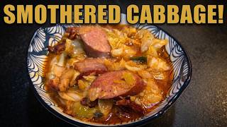Can't Go Wrong With This Juicy Smothered Fried Cabbage | Family Dinner Win