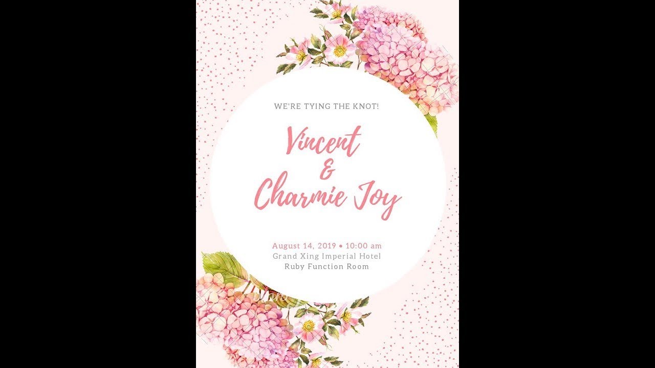 Vince and Charms Wedding - August 14, 2019 | WrongMistake24