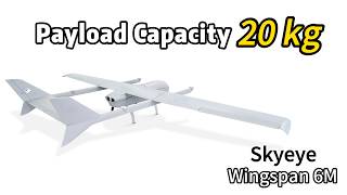 6000mm Wingspan Drone  800km Flight Range & 12-Hour Endurance!