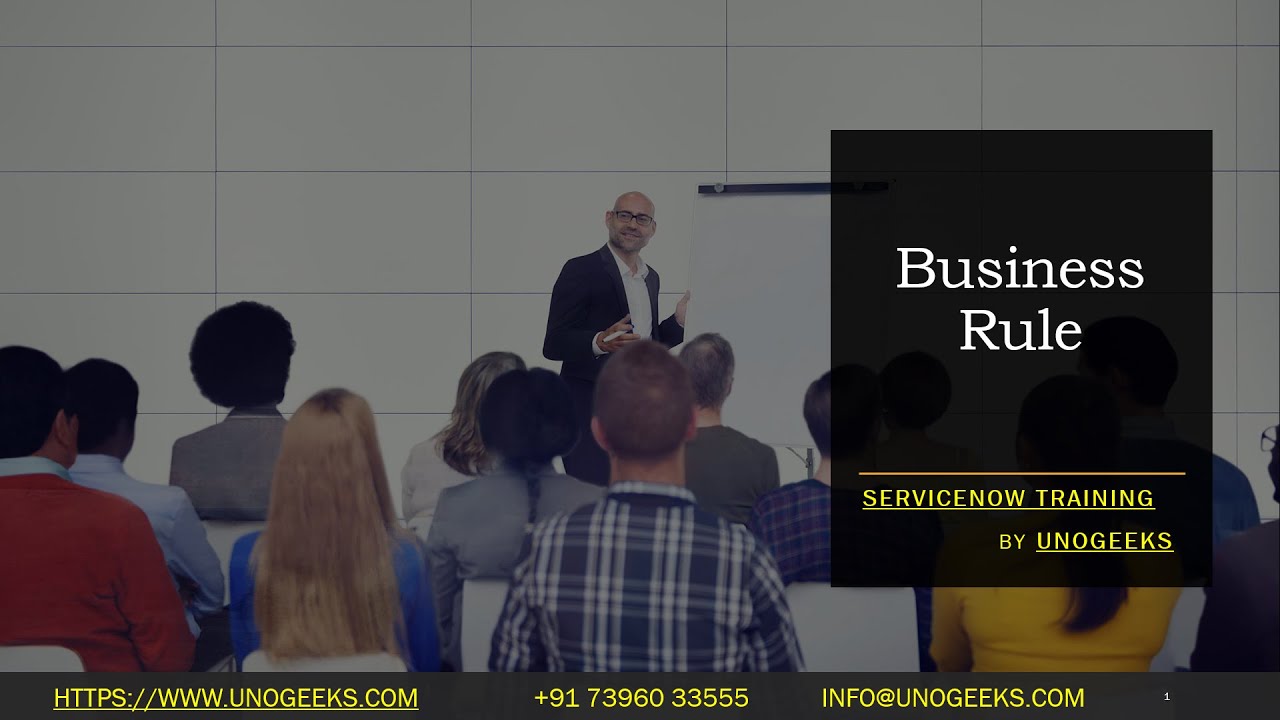 ServiceNow Training | Business Rule | ServiceNow Course Training - YouTube