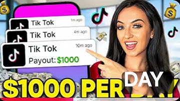 Make $1000/DAY💰 With THIS FacelessTikTok Side Hustle💯 (HOW TO STARTNOW)