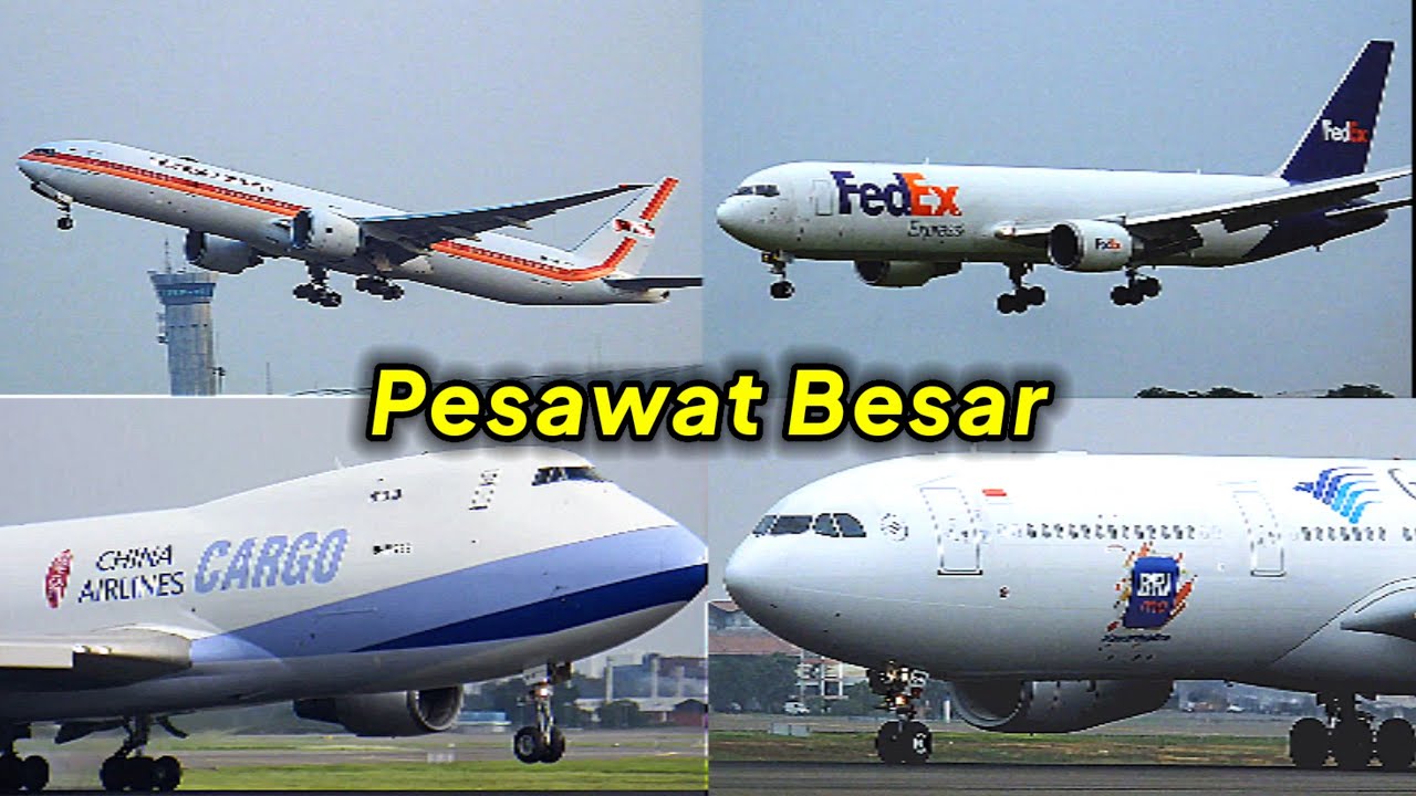 pesawat besar - Images High Quality Grahic Penerbangan Dengan Pesawat Besar-besar Di Bandara Soekarno Hatta ...