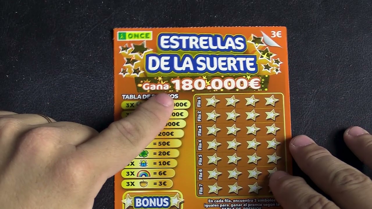 NUEVO RASCA ESTRELLAS DE LA SUERTE | EP 1| RASCAS DE LA ONCE PREMIADOS