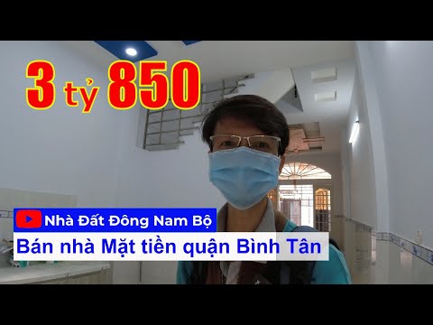 Bán nhà mặt tiền đường số 6 Lê Văn Quới quận Bình Tân giá 3 tỷ 850 tl