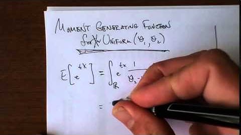 MGF Continuous Uniform