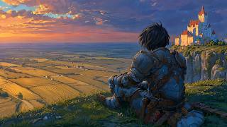 Sunset Over the Golden Fields | Peaceful & Emotional Fantasy Music for Study