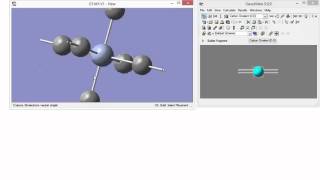 Building chromium hexacarbonyl with GaussView