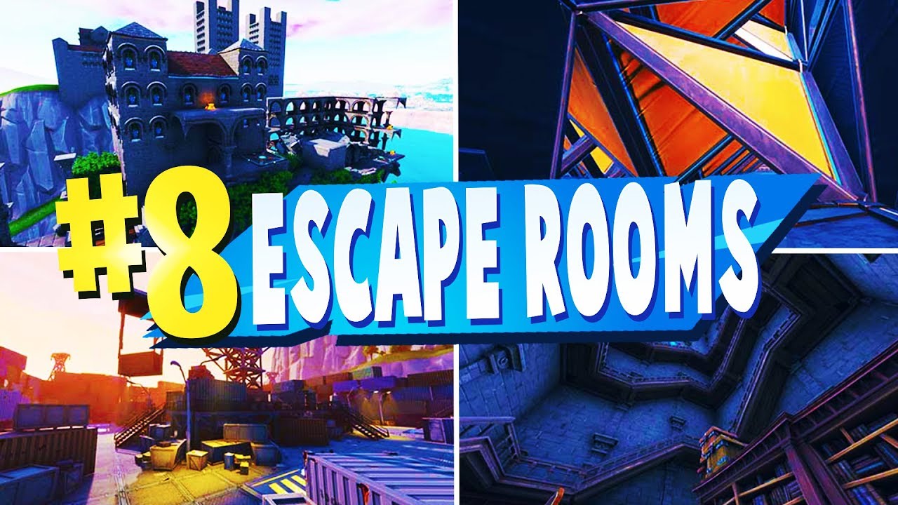 Top 8 Best Escape Room Maps In Fortnite Fortnite Escape Room Codes Youtube