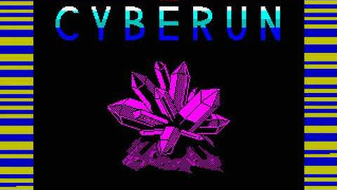 Cyberun Loading Screen - ZX Spectrum