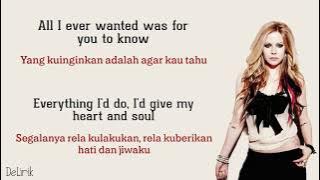 When You're Gone - Avril Lavigne (Lirik video dan terjemahan)