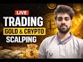🔴 Live Crypto &amp; Gold Trading Hindi | Bitcoin, XAU/USD Scalping Strategy | tradexbit