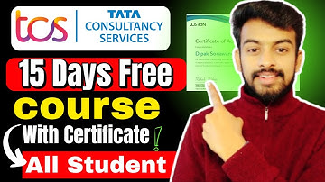 TCS Offering 15 Days Free information Technology Certification |Online IT Course for Non-IT Students