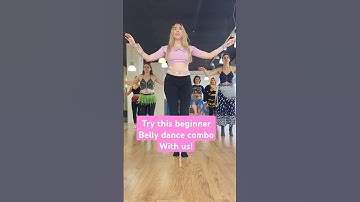 Belly dance tutorial💖 Try this easy beginner level belly dance combo with us! 💃🏼