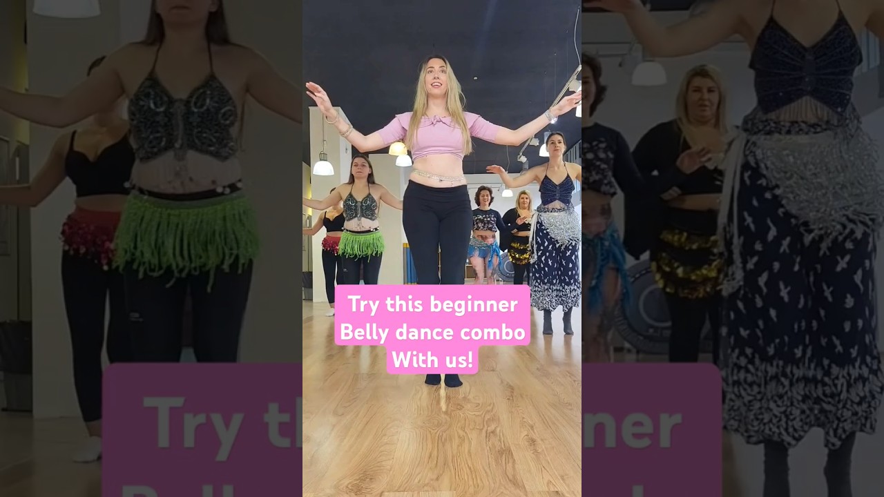 Belly dance tutorial💖 Try this easy beginner level belly dance combo with us! 💃🏼
