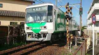 【再復帰】遠鉄2001F+2002F 上り第14列車 遠州西ヶ崎駅~積志駅 通過