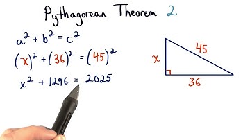Pythagorean Theorem Practice 2 - Visualizing Algebra