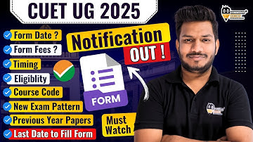 CUET UG 202 || Application Form Out | – Apply Now! | Step-by-Step Guide💪