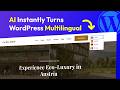 I let AI Translate WordPress Booking Site in 10 Mins (Weglot Tutorial)