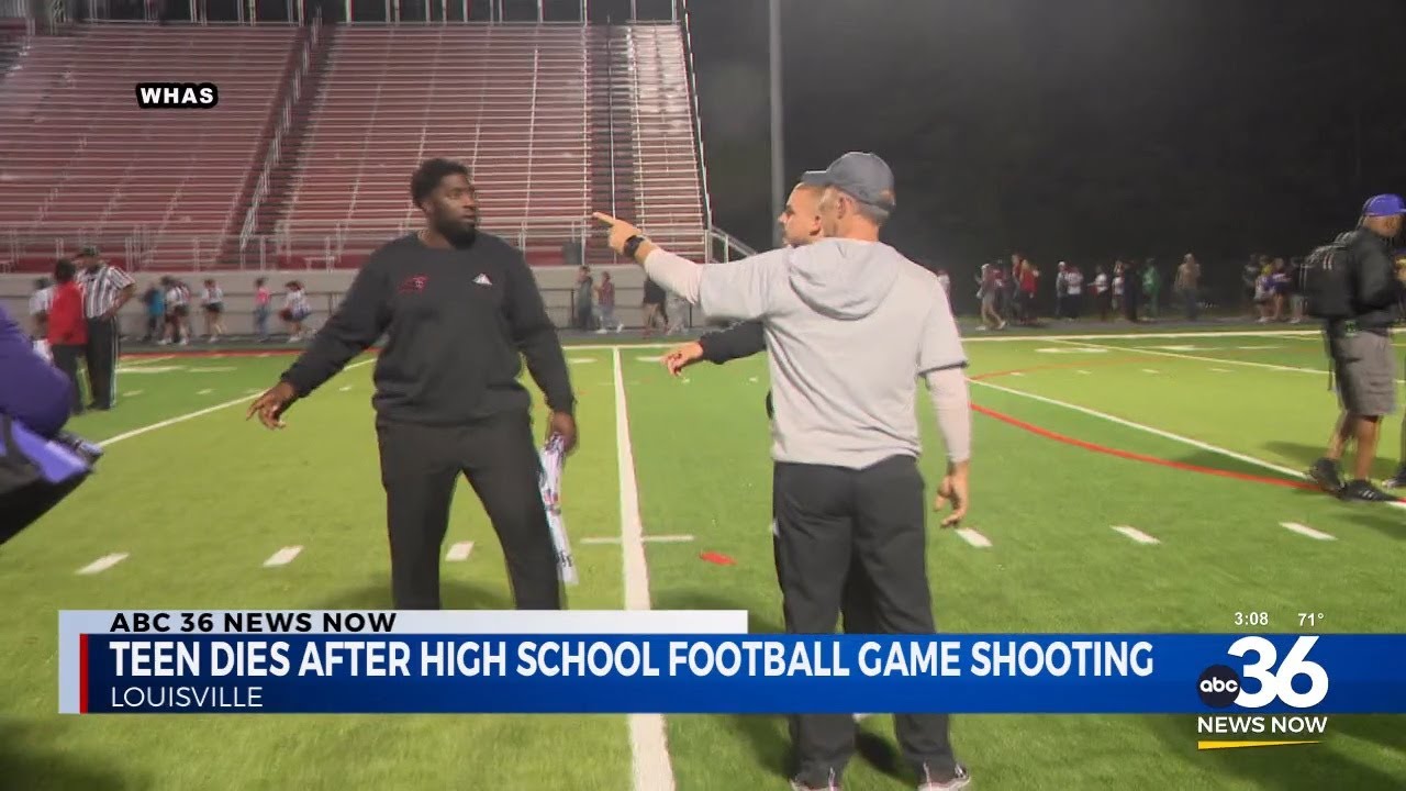 Teen dies after high school football game shooting 100824 - YouTube