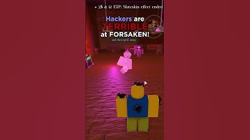 Hackers are TERRIBLE in FORSAKEN! #roblox #forsaken #forsakenroblox
