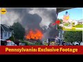 Full Footage of House Expl*sion in Pennsylvania