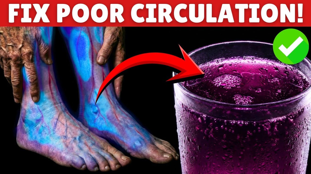 Over 60 with Cold Feet? This 50¢ Drink Boosts Leg Circulation Fast