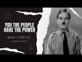 Revolutionary speech by charlie chaplin in the great dictator