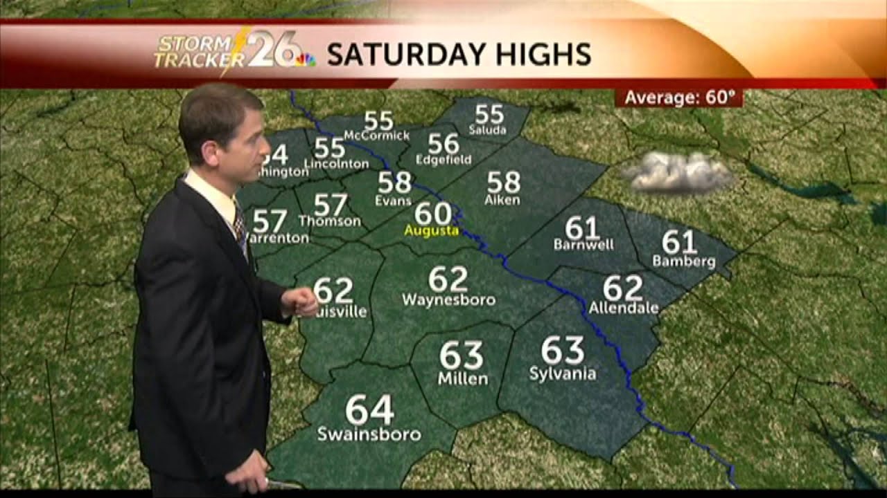 Weekend weather forecast for Augusta, GA 12/14/2013 YouTube