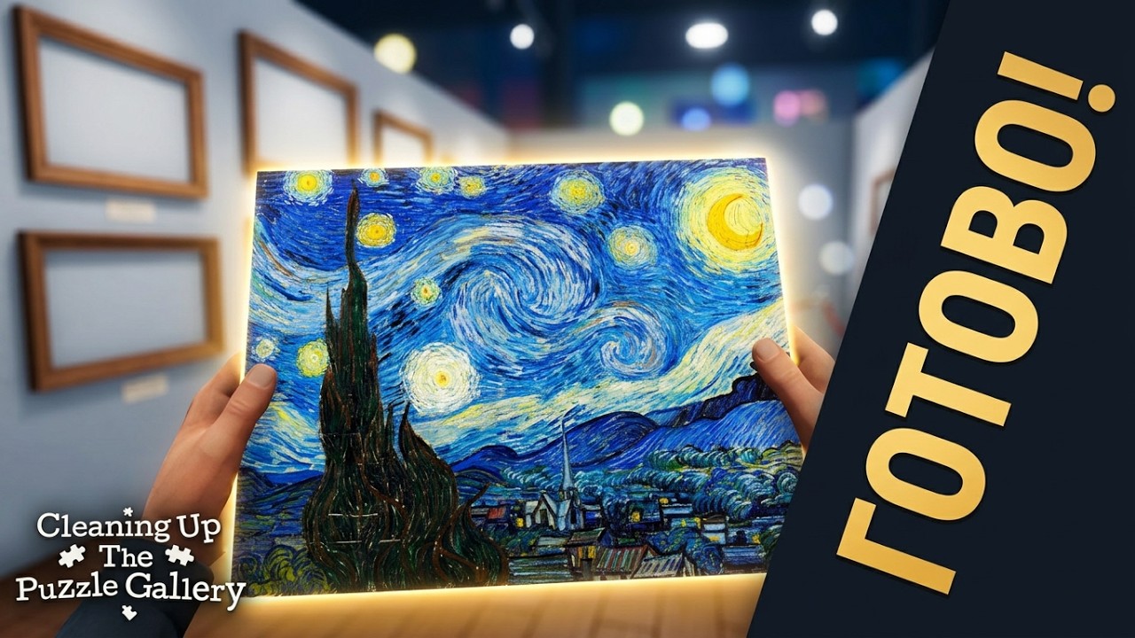 Идеальный Симулятор Уборки и Головоломка! 🔥 Cleaning Up The Puzzle Gallery #1