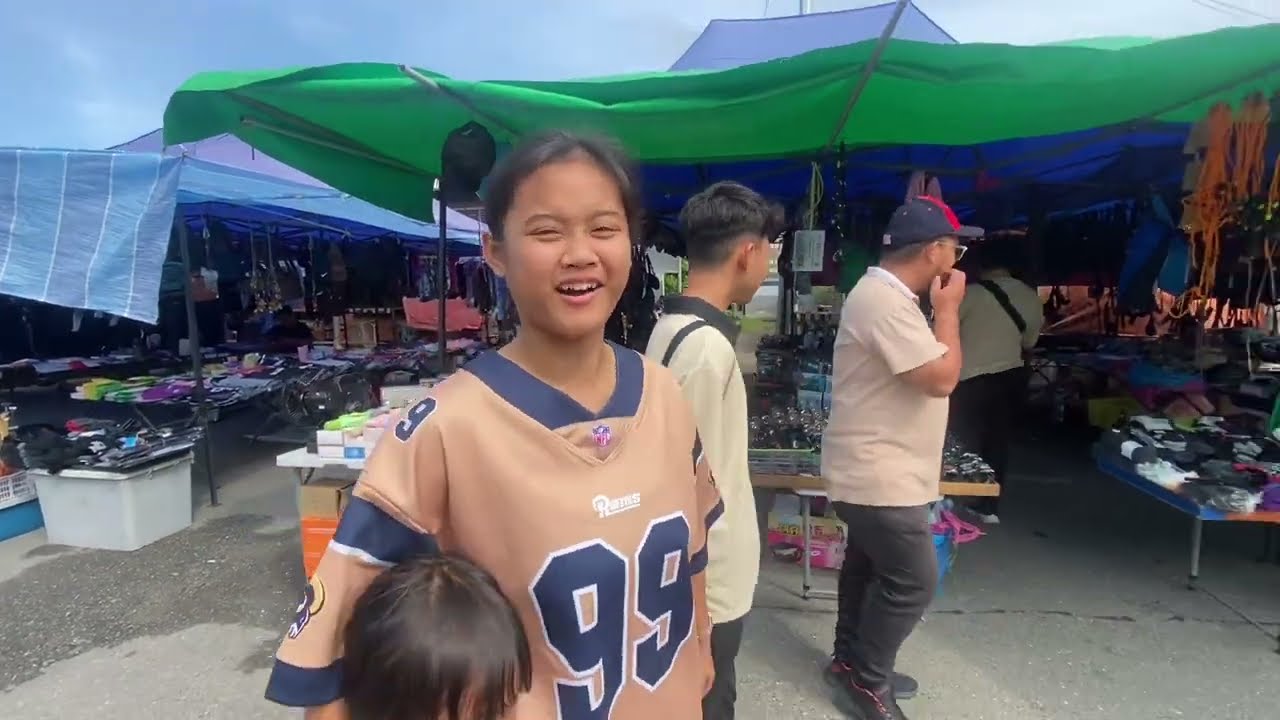 Pasar Tamu Julau // Makan Rojak sotong Julau!! 