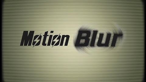 Fallout 4 Motion Blur Mod