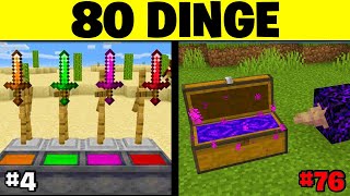 80 DINGE in MINECRAFT die du noch NICHT wusstest!