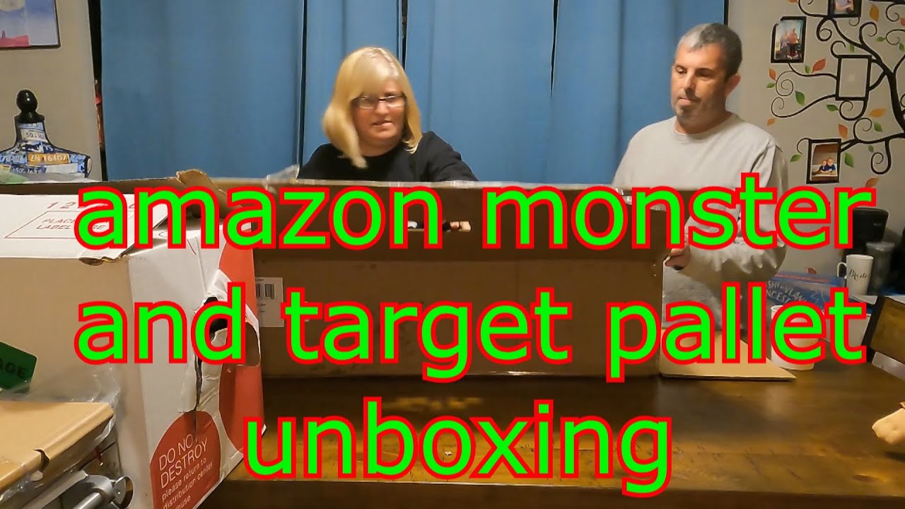 amazon monster and target pallet unboxing part 4 YouTube
