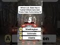 Which U.S. State Has A Tunnel Where Cars And Trains Take Turns Using It? 😳 #quiz #usa