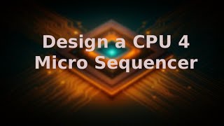 Design a CPU 4 - CPU Micro Sequencer Net Worth