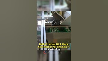 Milk Powder Stick Pack Case Packer Packing Line ④ Cartoning