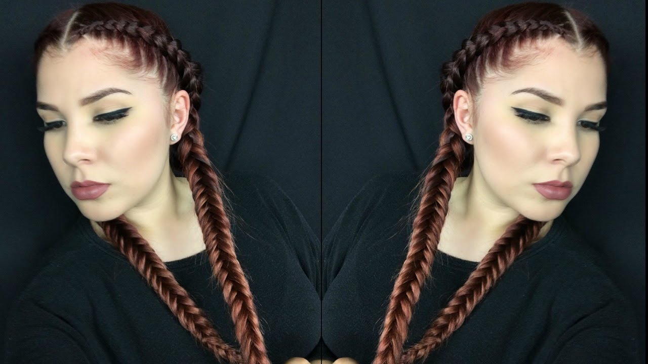 How to French Braid your own hair!! (SUPER EASY) - YouTube