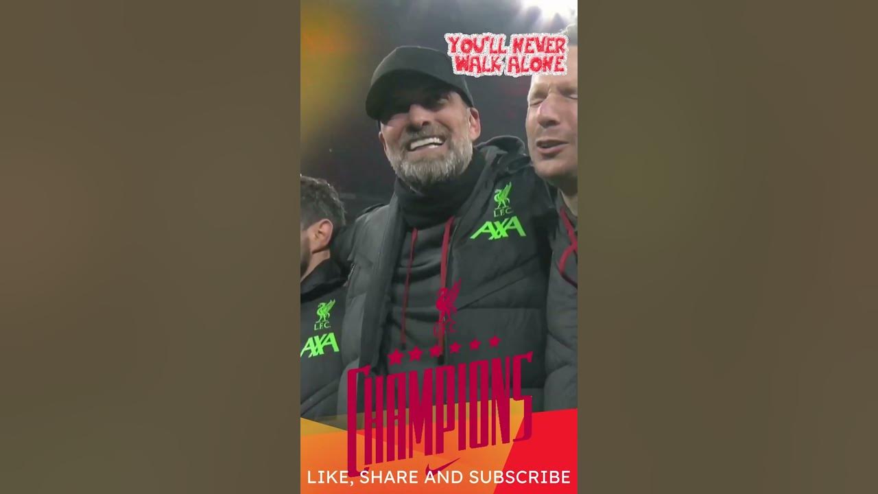 Liverpool players and fans sing you ll never walk alone lfc ynwa 