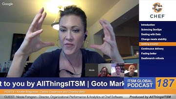 ITSM Global Podcast – Nicole Forsgren @nicolefv @chef
