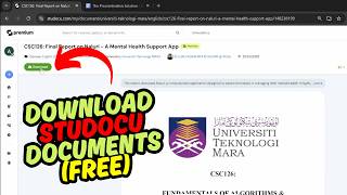 How to DOWNLOAD Studocu Documents for Free