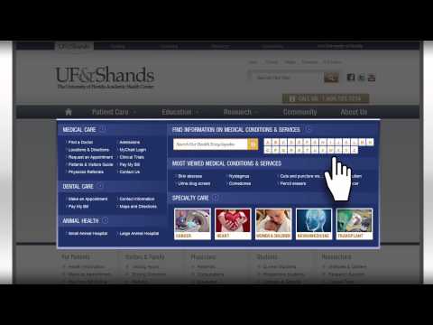 UFandShands.org Welcome Tour