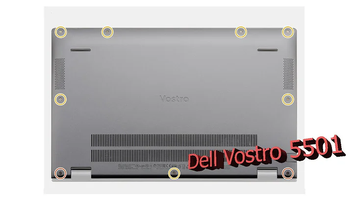 How to disassembly Dell Vostro 5501 Laptop repair