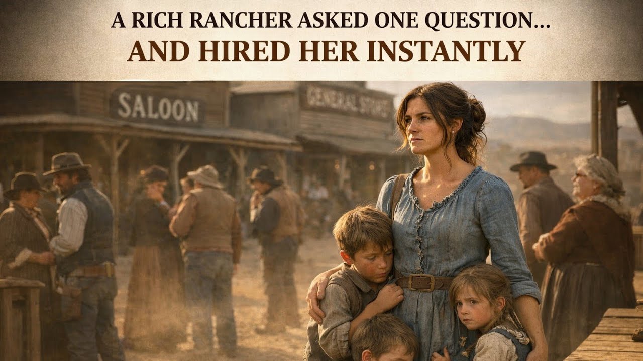 No One Would Hire Her – Until a Rich Rancher Asked One Question to her and then this happened... 