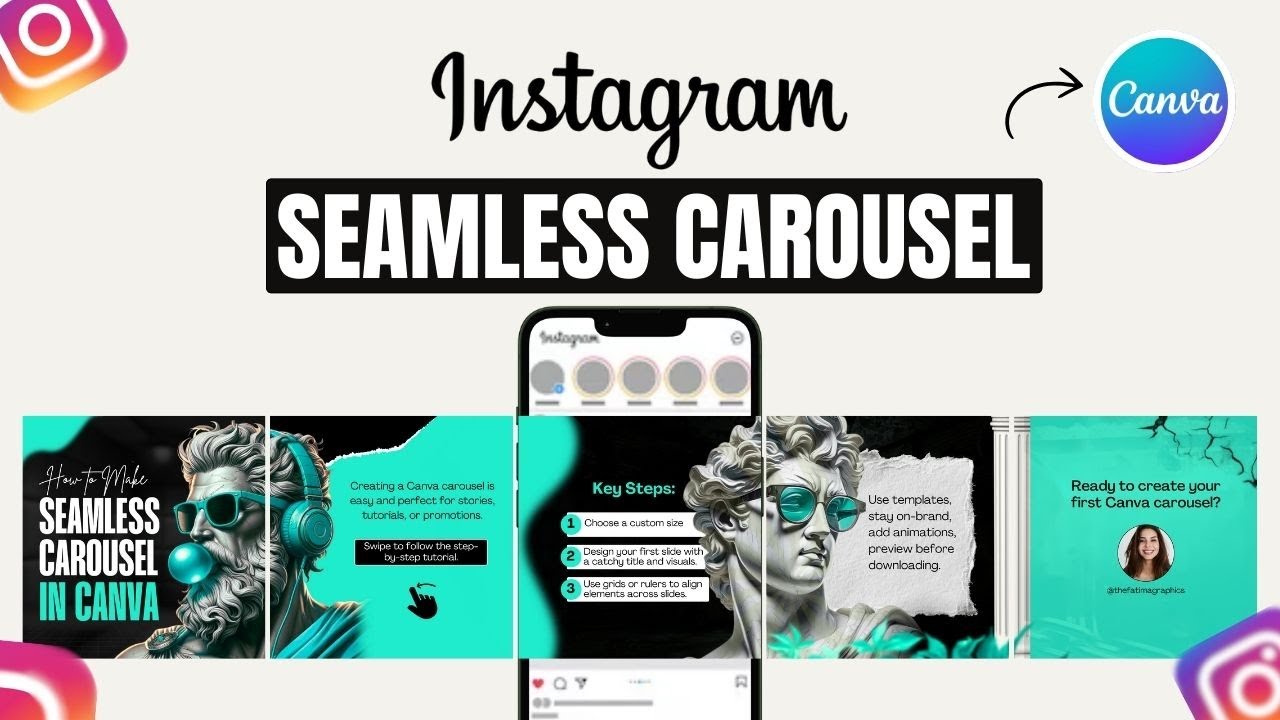 How to make Instagram Carousel Post with Canva | Step by Step Tutorial ...