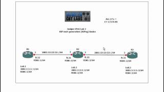 Juniper IPv6 Lab 2 RIP next generation RIPng Basics