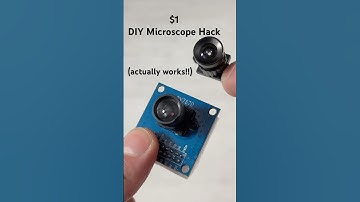 World’s Cheapest DIY Microscope #cool #electronics #technology #engineering