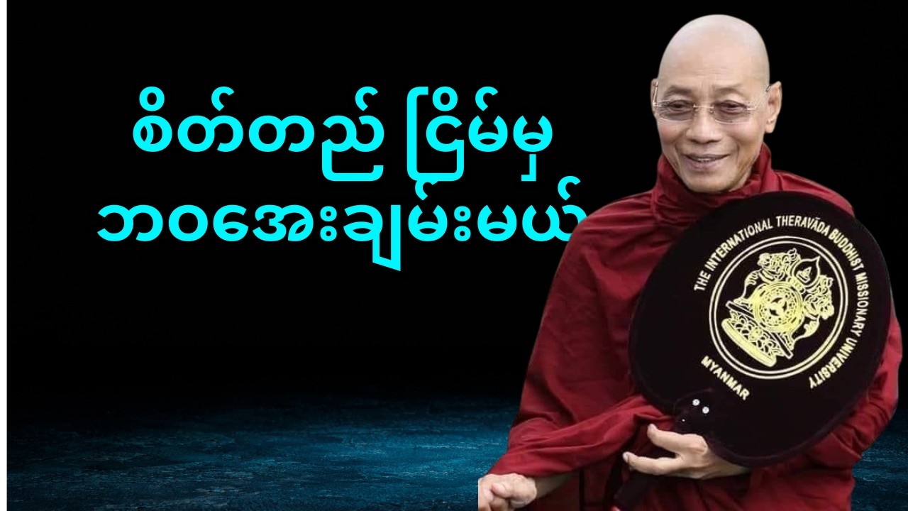 ညဘက်အိပ်မပျော်သူများအတွက် စိတ်တည်ငြိမ်စေသော ပါချုပ်ဆရာတော် တရားတော်