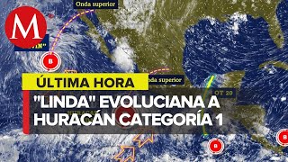 Linda evoluciona a huracán en el Pacífico se pre...