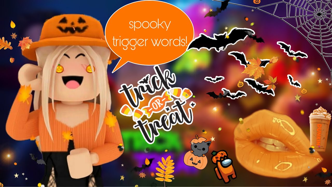 roblox asmr~ LAZY HALLOWEEN VID! *spooky trigger words*🎃